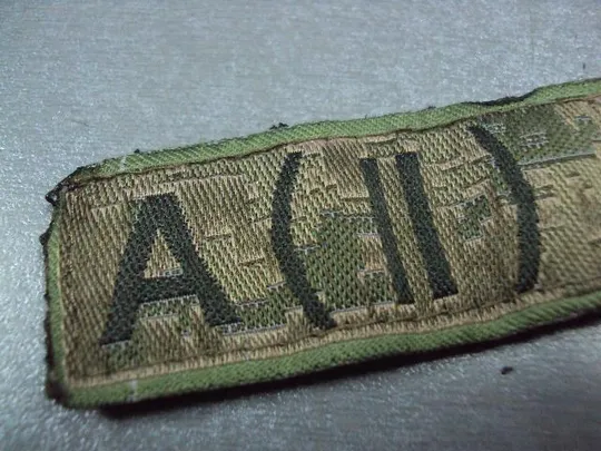 Купити милитария нашивка шеврон группа крови украина зсу липучка №2615