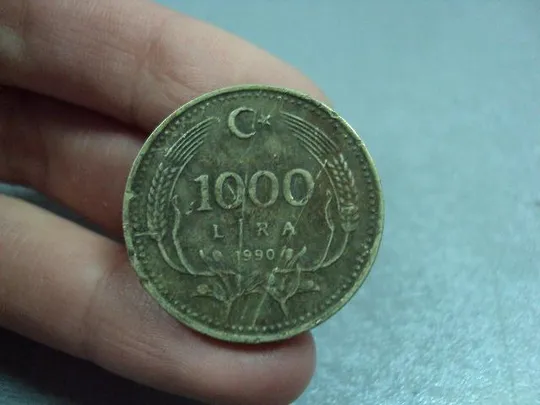 Купити монета турция 1000 лир 1990 №9375