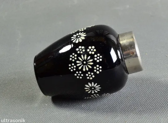 Чайниця банка синя кобальтова скло старе радянське кольорове Вживане З аукціону