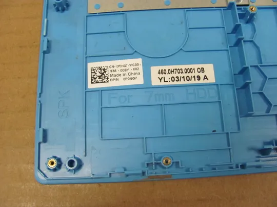 844-3 Кришка панель палмрест 0P0NG7 460.0H703.0001 з клавіатурою 0D6D4C для Dell G3 15 3590 оригінал Де купити