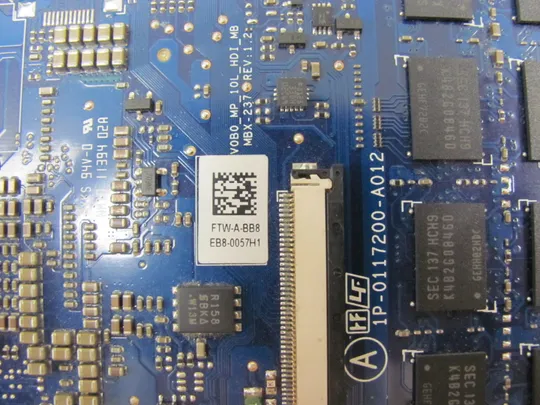 641-38 материнська плата 1P-0117J00-A012 SR043 I7-2640M   для Sony Vaio VPCSE PCG-41414M оригінал Продаж