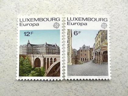 фото, Серія поштових марок Люксембург " Європа СЕРТ " 1977 рік **