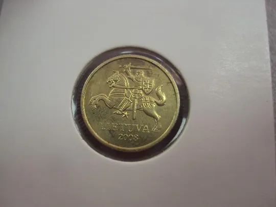 монета литва 10 центов 2008 №8205 З аукціону