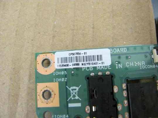 346-15 плата AUDIO CP567854-01 для FUJITSU N532 NH532 оригінал Де купити