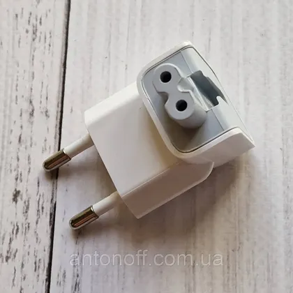 фото, Вилка перехідник A1561 EU (євро) для блоків живлення Apple (A1401)