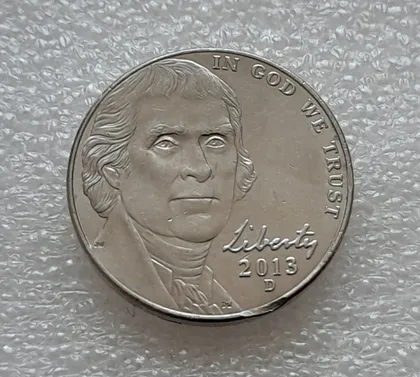фото, (8094 ря) 5 центів 2013 D США