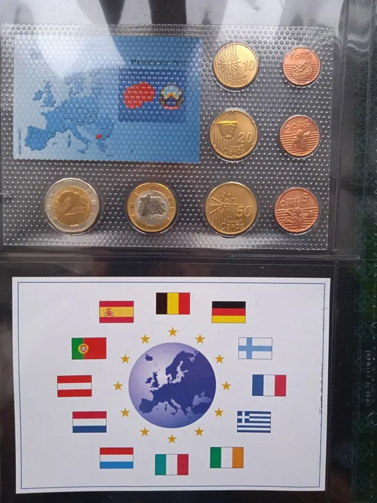 Македонія. Річний набір монет Євромонет(Європроба) Продаж