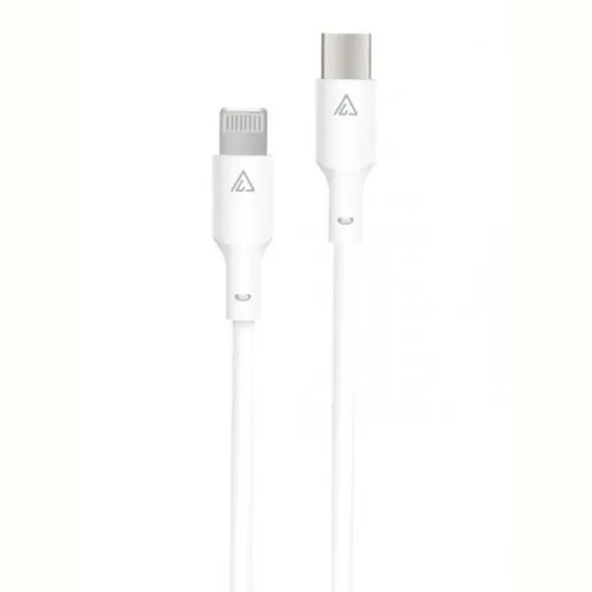 Кабель ACCLAB PwrX USB Type-C - Lightning (M/M), 30 W, 1.2 м, White (1283126559556) Ціна