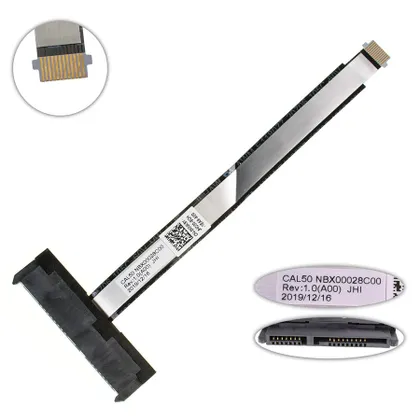 фото, Шлейф жесткого диска SSD/HDD для ноутбука Dell (inspiron: 3582, 3580, 3480, 3583), (nbx00028c00)