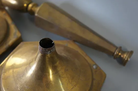 Подсвечники пара подсвечник высота 32,5 см лот 2 шт (№ 1064) Характеристики