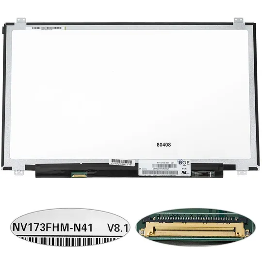 Купити Матриця 17.3 NV173FHM-N41 (1920*1080, 30pin(eDP, IPS, 300cd/m2, кольоропередача 72%), LED, SLIM(вертикальні вушки), матова, роз'єм