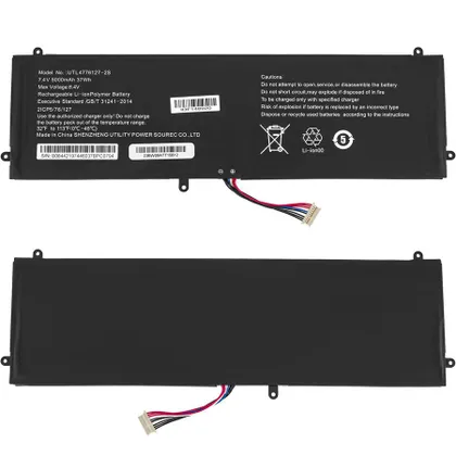 фото, Батарея для ноутбука Prestigio UTL4776127-2S (SmartBook 141 C2) 7.4V 5000mAh 37Wh Black