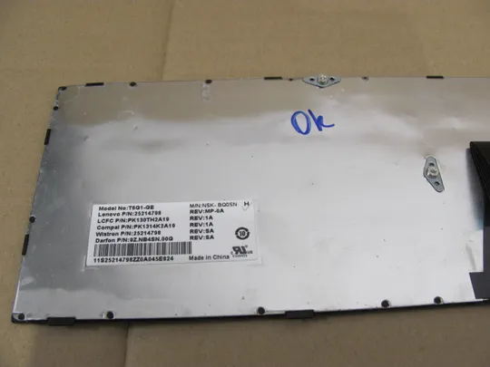422-8  клавіатура NSK-BQ0SH РОБОЧА для  Lenovo  G50-30 G50-45 G50-70 G50-70M оригінал Інтернет-аукціон