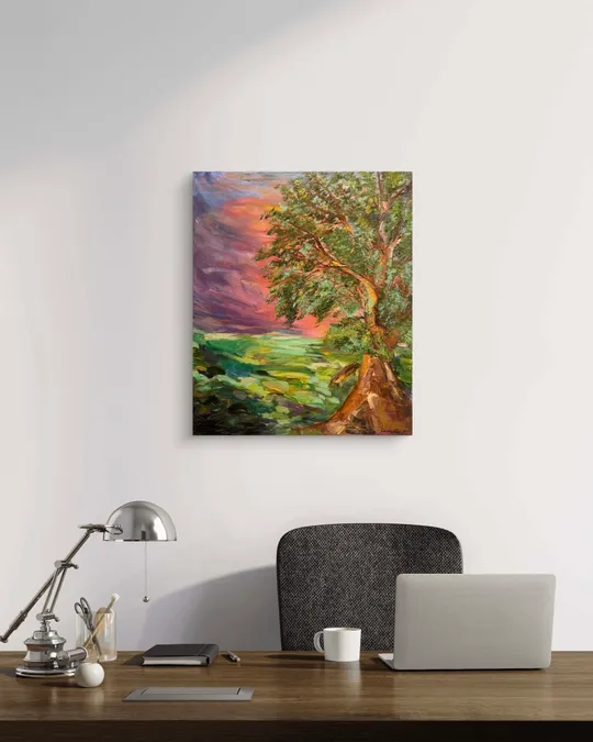 Картина «Осінній вітер» З аукціону