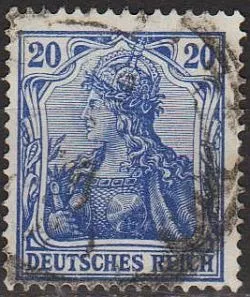 фото, 1905 - Німеччина - Стандарт - Germania 20 Mi.87 _2,0 €