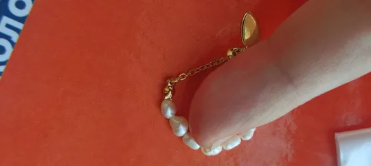 Подвеска-украшение кольцо на палец с настоящими жемчужинами, оригинально и стильно  fn492 Де купити