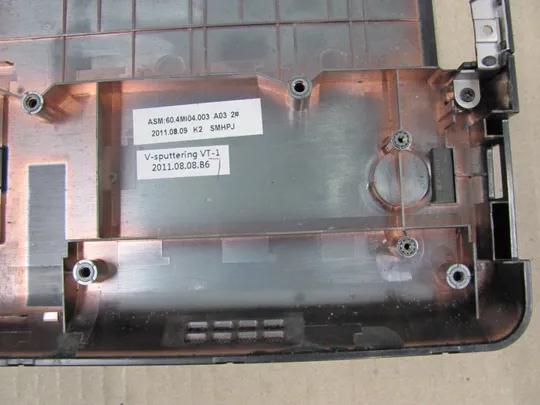 номер0238-11 Кришка дно піддон корпуса Нижний корпус(дно)для ноутбука низ дно поддон Нижняя часть 60.4MI04.003 для Lenovo ThinkPad Edge E520  оригінал Характеристики