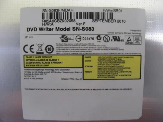 №50-14 CD/DVD-привод SN-S083 для MEDION ERAZER X6811 оригінал Інтернет-аукціон