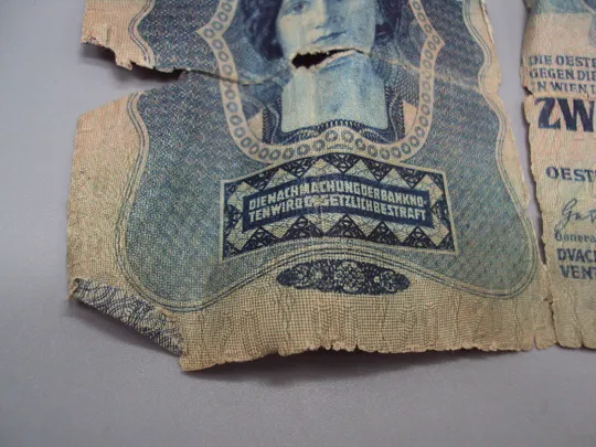 Банкнота Австро-Венгрия 20 крон 1913 год 096678 2296 №15988 З аукціону