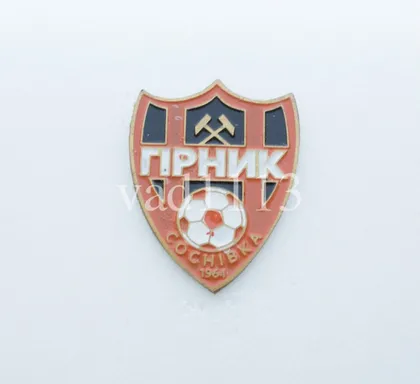 фото, Футбол. Значок ФК Гірник Соснівка,  Львовская область Украина .