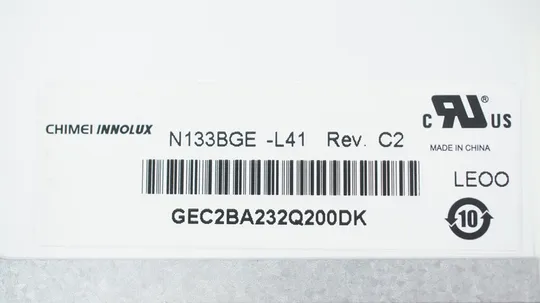 Матриця 13.3 N133BGE-L41 (1366*768, 40pin, LED, SLIM (горизонтальні планки), глянцева, роз&#039;єм праворуч знизу) для ноутбука (renew) Ціна