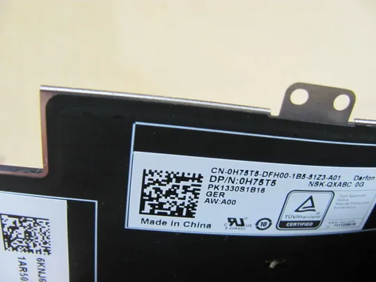 750-7 клавіатура робоча з підсвіткою 0H75T5 PK1330S1B16 з кріпленням для DELL Latitude 7520 E7520 оригінал Де купити