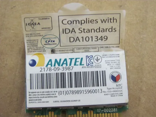 376-32 WI-FI ANATEL 2178-09-3987 для FUJITSU S761 оригінал Де купити