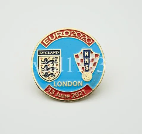 футбол значок - ЕВРО 2020 Англия - Хорватия Ціна