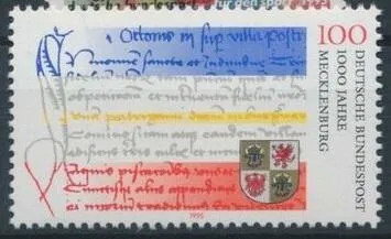 ФРГ 1000 лет Мекленбургу Геральдика 1995 Ціна