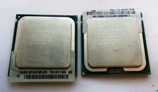 Пара 4х ядерных процессоров Intel Xeon E5405 ( 2.00GHz, 12M, 1333MHz) LGA771 Вживан Ціна