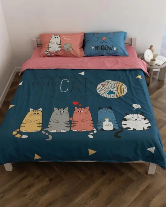 Постельное белье полуторное Dushka Home 20884 160х215 см Ціна