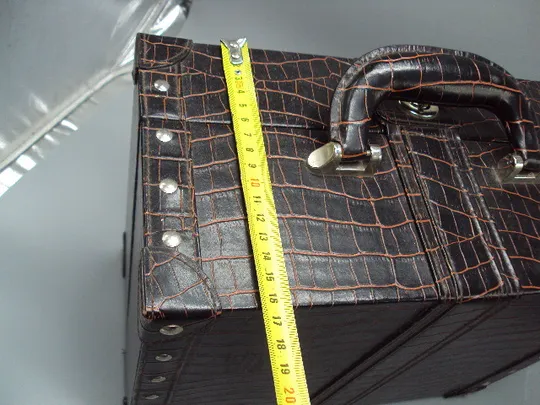 Косметичный чемодан с подсветкой Бьюти кейс органайзер для косметики и украшений 25,6х16,5х32 №18561 Продаж