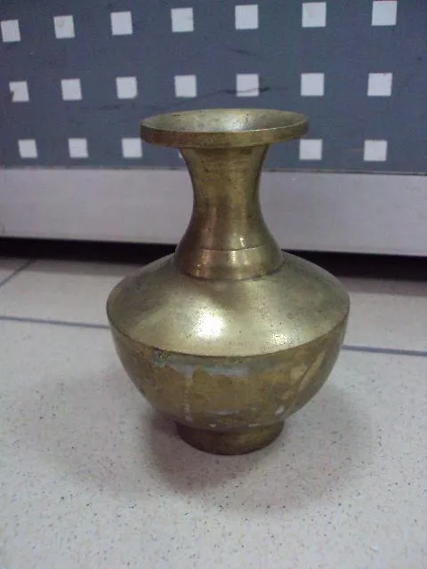 Вазочка миниатюра ваза латунь высота 10,2 см, диаметр 4,6 см №11463 Ціна