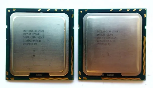 4x ядерный процессор 4С/8HT Intel Xeon L5520 2.26GHz/ 8Mb/ 5.86GT/s 80W socket LGA1366 Вживане Ціна