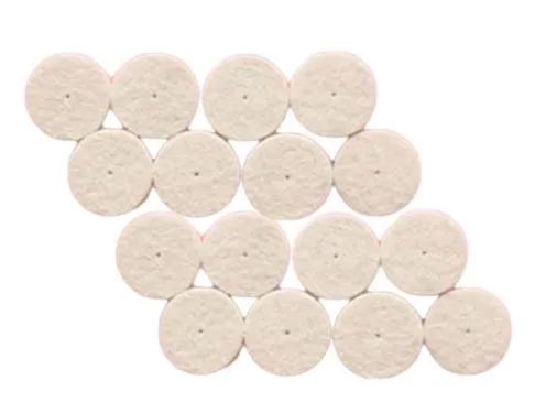 Купити Диск, круг полировальный фетровый, войлочный. D 25мм.  В наборе 10 шт. для гравера, бормашин