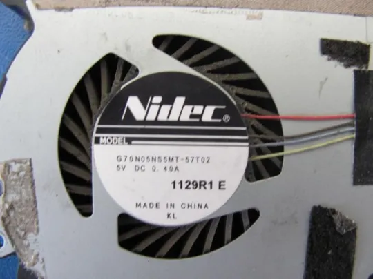 №70-2 система охолодження NIDEC G70N05NS5MT-57T02 для SONY PCG-41213M VPC5B1B9E оригінал Продаж