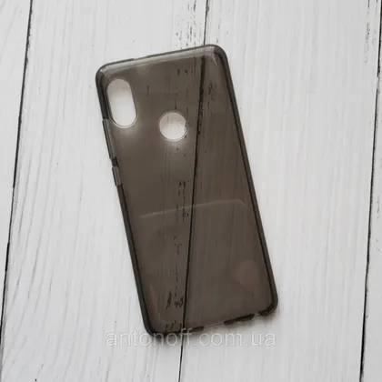 фото, Чохол Xiaomi Redmi Note 5 для телефону сірий силіконовий