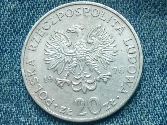 Купити Польша, 20 злотых (1976 г.)