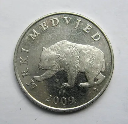 фото, 5 КУН = 2009 р. = ХОРВАТІЯ