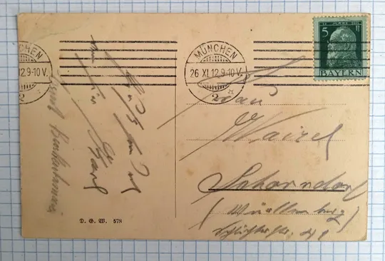 Купити Поштова картка Пивоварня Hofbräuhaus 1912 р. Пиво Germany tN01