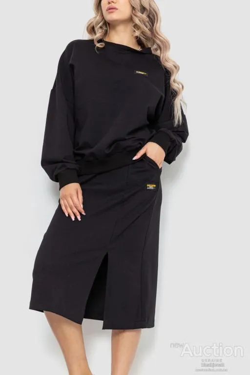 Купити Костюм женский повседневный, цвет черный, 115R0517