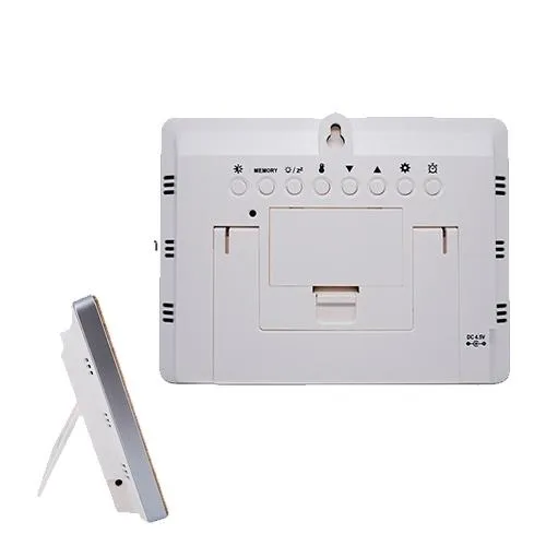 Купити Метеостанция с барометром ЖК 5.7&amp;quot; выносным датчиком FanJu FJ3373, бамбук