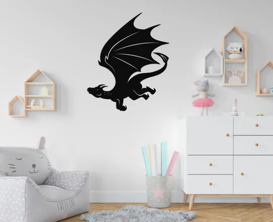 Купити Панно декоративне картина на стіну Дракон LED 16 кольорів пульт 300х360 acr-p000044