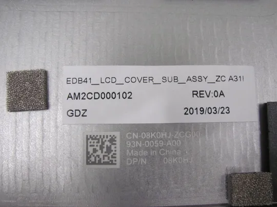 752-33 кришка матриці  AM2CD000101 08K0HJ для DELL Latitude 7400 2-in-1 оригінал Торговий майданчик