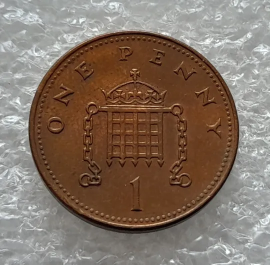 (818) 1 пенні 2008 Великобританія - 2 види реверса!!! - 2 монети в хорошому стані (1 пенни 2008 Великобритания) З аукціону