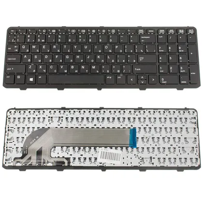 фото, Клавіатура для ноутбука HP (ProBook: 450, 455, 470) rus, black (15.6)