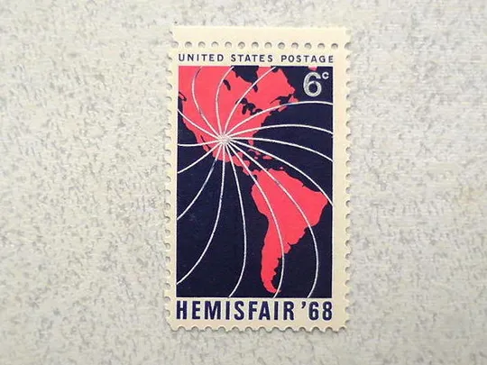 Поштова марка США Америка 1968 рік ** Ціна