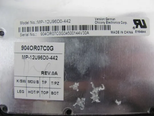 №165-16 клавіатура MP-12U96D0-442 для MEDION AKOYA S4217T оригінал З аукціону
