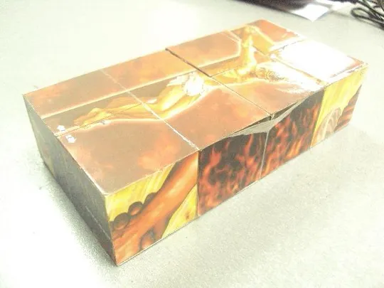 кубики головоломка пазл распятие иисуса склейка №10995 Інтернет-аукціон