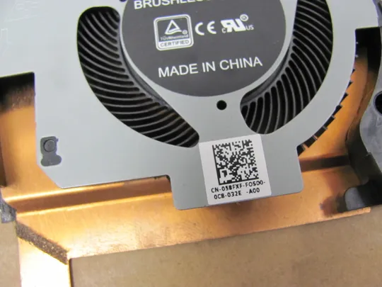 353-13  Вентилятор (кулер, FAN) 0HFVP0 058FXF  для Dell Latitude 5510 5511  Precision 3550 3551  оригінал Продаж